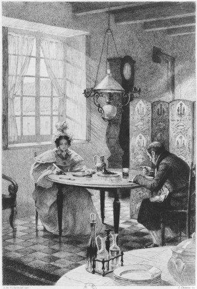 Emma et Charles Bovary, illustration de 